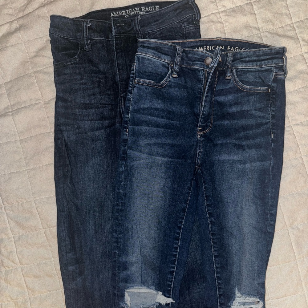 American Eagle High Rise Skinny Jeans